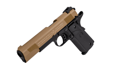 Cybergun Colt 1911 Combat GBB 6mm - Tan/Svart