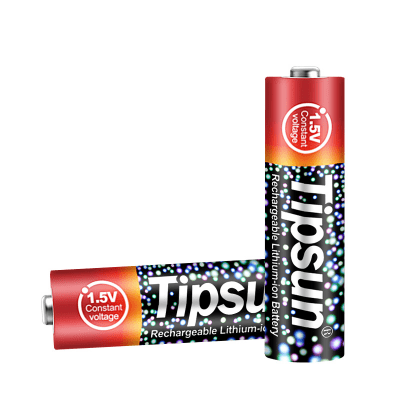Tipsun KIT 1.5V AA Rechargeable Lithium-Ion Battery with Charger