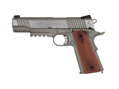 Cybergun Colt 1911 Rail - Stainless CO2 6mm