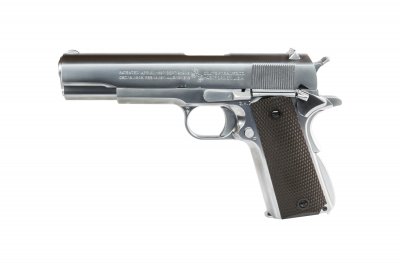 Cybergun AW Custom Colt 1911 GBB Full Metal 6mm CO2 - Silver