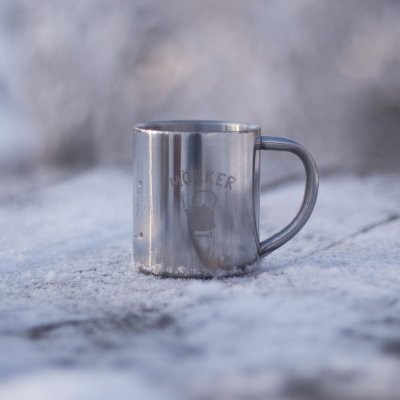 Lemmel Kaffe Rostfri Daug "Mörker" Dubbelvägg 220ml