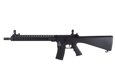 Cybergun Colt M16 AEG 6mm Keymod Full Metal - Svart