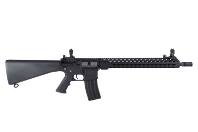 Cybergun Colt M16 AEG 6mm Keymod Full Metal - Svart