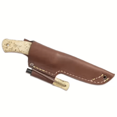 Casström No.10 Swedish Forest Knife - Masur med Eldstål Rostfritt