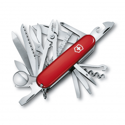 Victorinox SwissChamp med Fodral- Röd