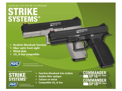 ASG Strike Systems Commander XP18 GBB 6mm CO2