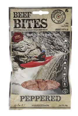 Bullseye Meats Beef Bites - Peppered 50 g