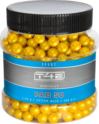 Umarex T4E Paintballs Gula .50 1,26g - 500st