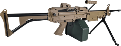 Cybergun FN M249 MK1(P) AEG - Dark Earth