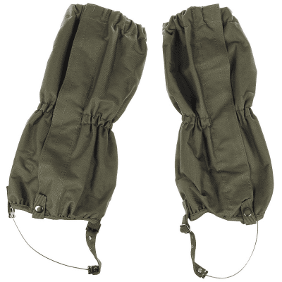 MFH Gaiters with Zip + Steel Wire