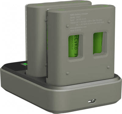 GP ReCyko 2st Speed Batteriladdare med laddstation + 8st AA 2600mAh