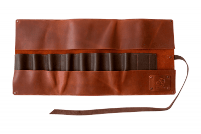 BeaverCraft TR8X Knivrulle Läder 8+2