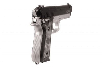 Cybergun PT92 Metalslide Spring Pistol 6mm - Dual Tone