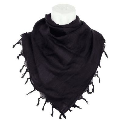 101 INC Shemagh 110x110cm (Färg: Svart)