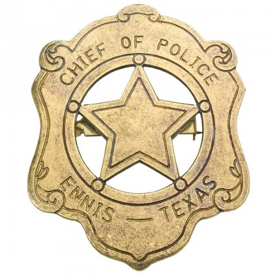 Denix Texas Chief of Police Ennis Badge
