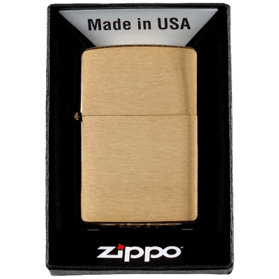 Zippo Classic Brushed Brass