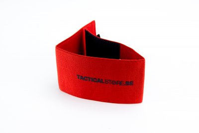 Tacticalstore Lagarmbindel Röd 10-Pack
