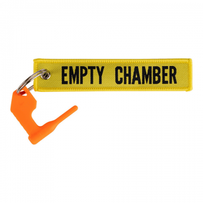 Fostex Empty Chamber Keychain with Orange Safety Plug