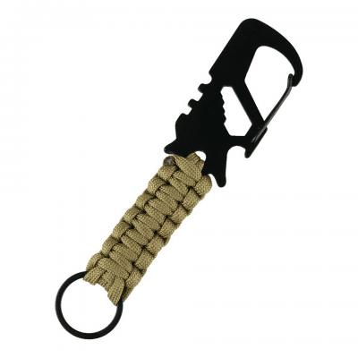 101 INC Multifunctional Carabiner with Paracord