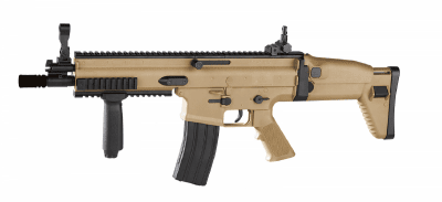 Cybergun FN SCAR-L Fjädergevär 6mm Tan Startpaket