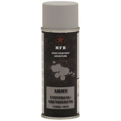 MFH Army Spray Paint 400 ml Universal Primer Light Grey