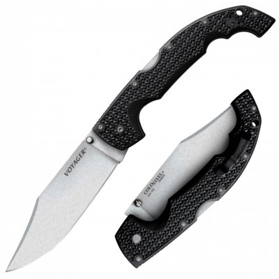 Cold Steel XL Voyager Clip Point Plain Edge - AUS10A