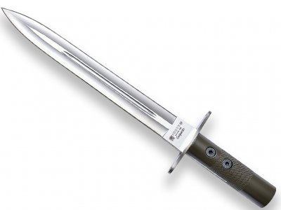 Joker Guepardo 30cm Fixed Blade Double Edge Knife with Aluminium Pole
