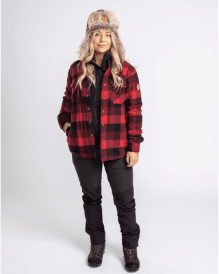 Pinewood Padded Shirt Canada Classic 2.0 Women - Red