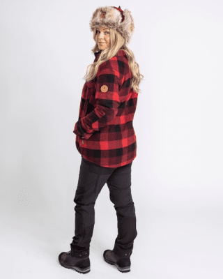 Pinewood Padded Shirt Canada Classic 2.0 Women - Red