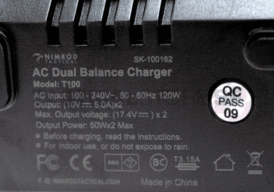 Nimrod T100 Multi-Chemistry Dual Charger
