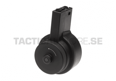 Ares Trummagasin - M4 6mm 2150rds - Svart