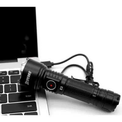Speras E3 Rechargeable Flashlight IPX-8 1300LM