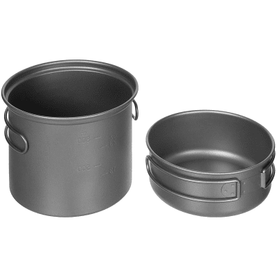 MFH Fox Kokkärl med Lock/Mugg Titan