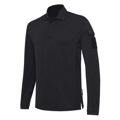 Beretta Miller Polo Long Sleeves (Färg: Svart, Storlek: Large)