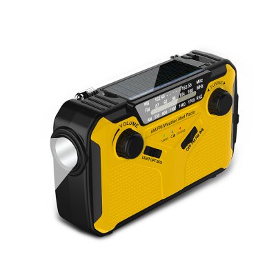Sayin 369 Hand Crank Radio with Flashlight and Solar