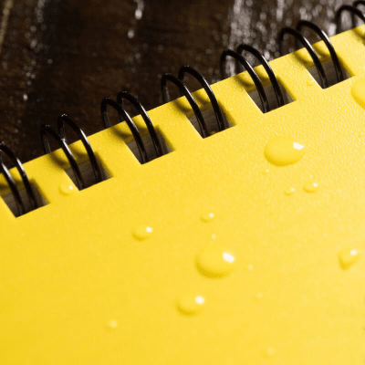 Rite In The Rain Side Spiral Notebook, 18x12cm - Yellow