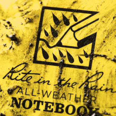 Rite In The Rain Side Spiral Notebook, 18x12cm - Yellow