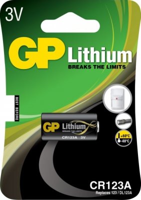 GP Batteri CR123A