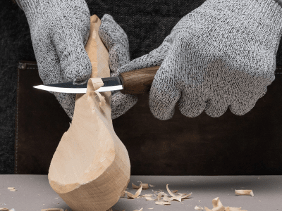 BeaverCraft S01X Täljkit med Läderfodral - Svart