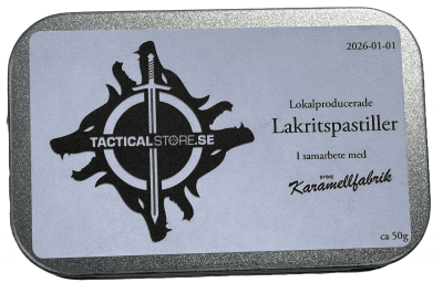 Byske Karamellfabrik Pastilles in a Tin Can 50g