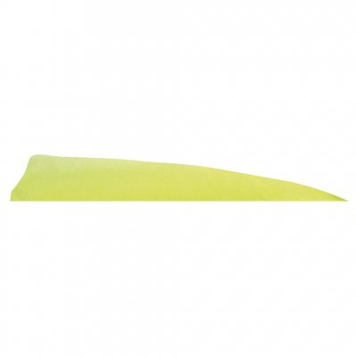 Trueflight Feathers 4" LW Shield 12st (Färg: Flo. Gul)