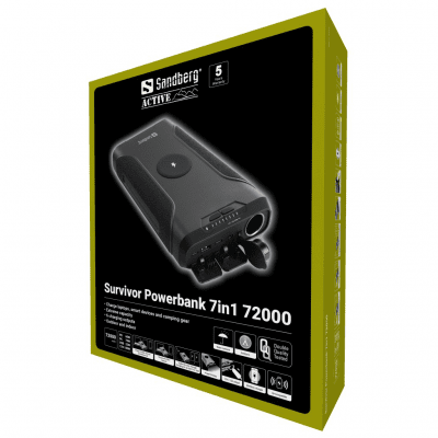 Sandberg Survivor Powerbank 7in1 72000 mAh