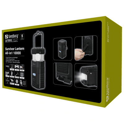Sandberg Survivor Lantern All-in 10000 mAh