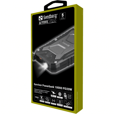 Sandberg Survivor Powerbank PD20W 10000 mAh