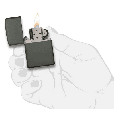 Zippo Matt Green