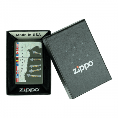 Zippo D-Day Military Map Normandy