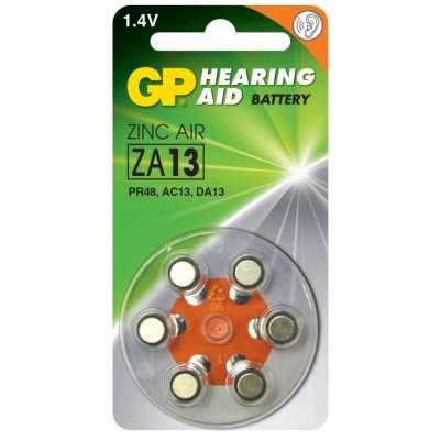 GP Battery ZA13 6pcs