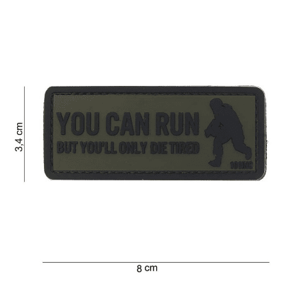 101 INC PVC Patch - You Can Run (Färg: Grön)