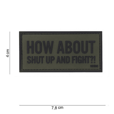 101 INC PVC Patch - How about (Färg: Grön)