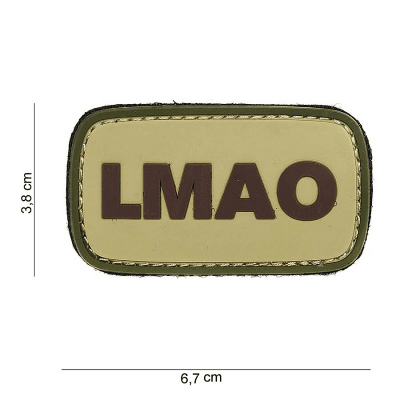 101 INC PVC Patch - LMAO